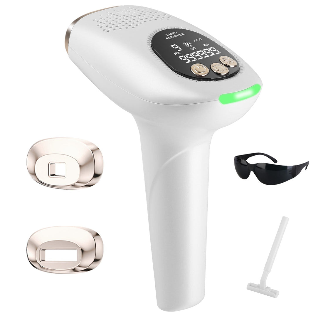 3 In 1 Ice Cooling Laser Hair Removal Painless Permanent At-Home IPL Hair Removal with 999,999 Flashes 9 Energy Levels 2 Flash Modes for Armpits Legs 