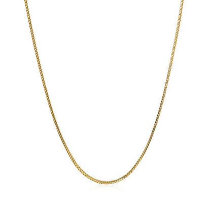 14k Yellow Gold Franco Chain 0.9mm by Bids.com