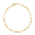 14K Yellow Gold Italian Oval Links Necklace by Bids.com
