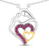 0.28 Carat Genuine Ruby .925 Sterling Silver Pendant by Bids.com