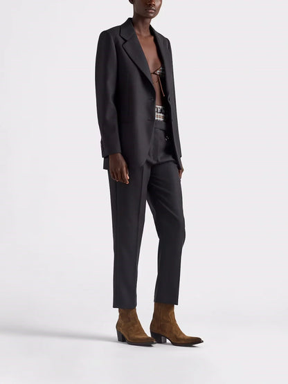 Prada Women Gabardine Straight Pants