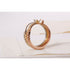 14K Tri-Toned Gold 1/3 Cttw Diamond Triple Hoop Earrings (I-J Color, I2-I3 Clarity) - 22 MM  DestGlow
