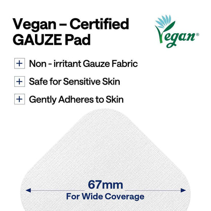 Madecassoside Toner Pads - with Centella Asiatica to Treat Blemishes and Improve Uneven Skin Tone - Vegan Gauze Fabric
