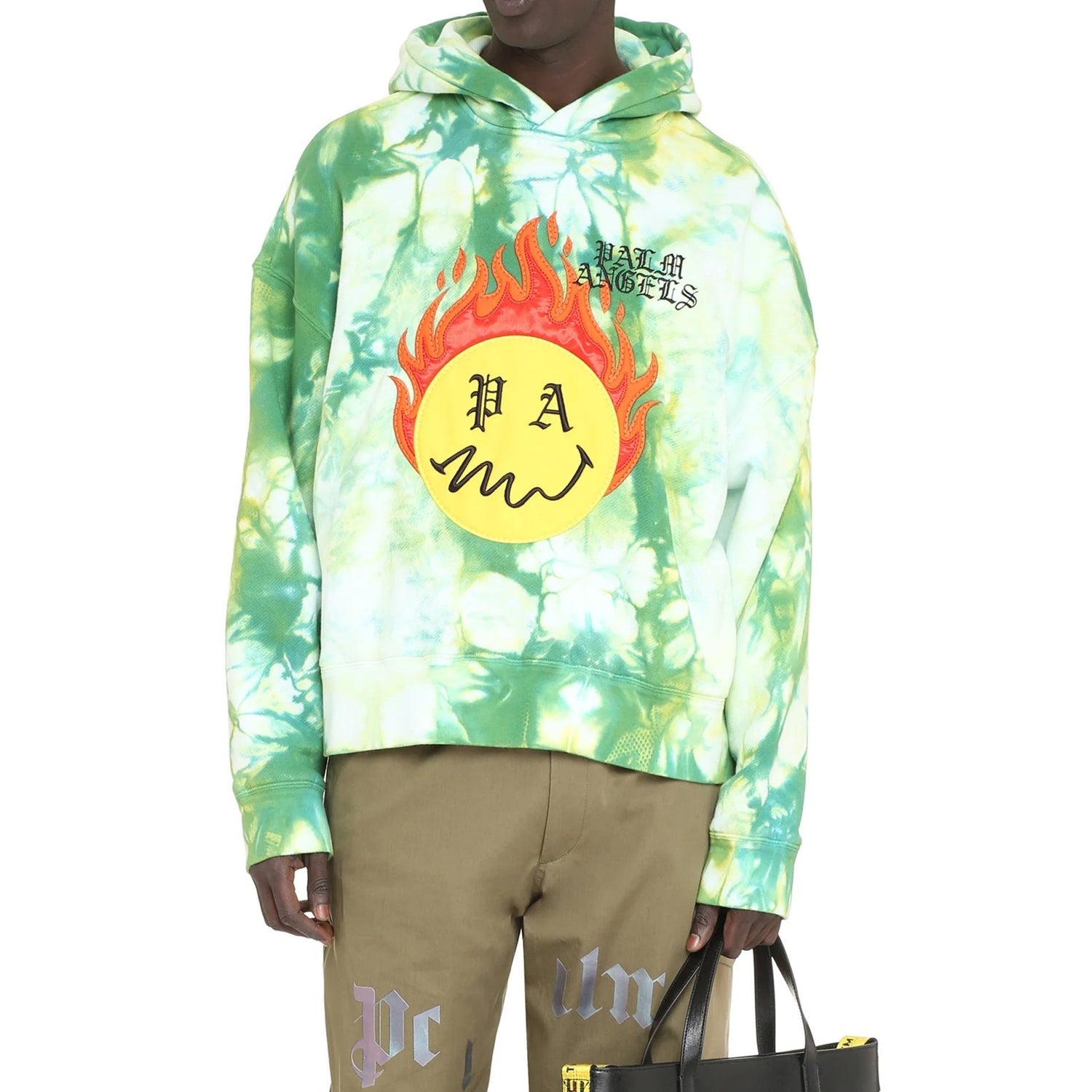 Palm Angels Hoodie Patch Sweatshirt Men by Luosophy