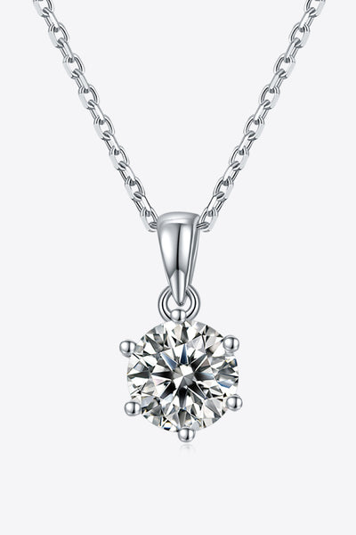 1 Carat Sparkala™ Platinum-Plated 925 Sterling Silver Necklace - DestGlow