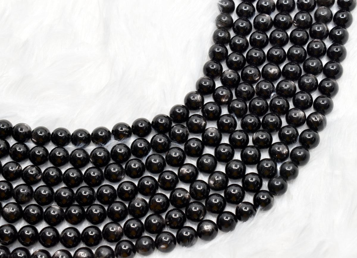 Apachetears Beads, Natural Crystal Round Beads 6mm to 10mm  DestGlow