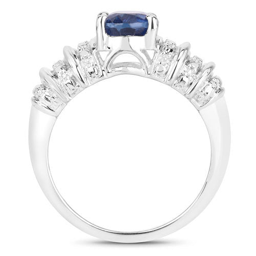 1.40 Carat Genuine Kyanite .925 Sterling Silver Ring by Bids.com