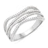0.46 Carat Genuine White Diamond 14K White Gold Ring (F-G Color, SI Clarity) by Bids.com