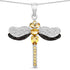 1.79 Carat Genuine Citrine and White Topaz .925 Sterling Silver Pendant by Bids.com
