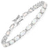 3.50 Carat Genuine Created Opal .925 Sterling Silver Bracelet by Bids.com
