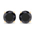 3.48 Carat Genuine Black Diamond 14K Yellow Gold Earrings  DestGlow