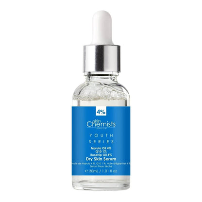 Dry Skin Serum Marulua Oil 4%, Q10 1%, Rosehip Oil 4% 30ml by skinChemists US