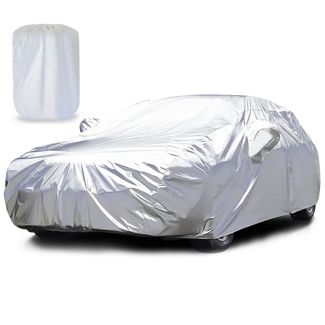 189x69x47in Full Car Cover All Weather UV Protection Automotive Cover 170T Outdoor Universal Full Cover For Sedans Up To 185in 
