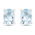 1.20 Carat Genuine Aquamarine .925 Sterling Silver Earrings  DestGlow