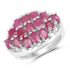3.00 Carat Genuine Ruby .925 Sterling Silver Ring by Bids.com