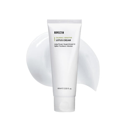 Calming Lotus Water Cream - Lightweight Moisturizer Face Cream for Oily, Combination Skin | 75% Lotus Water Extract for Skin Purifying, Anti-Aging | Vegan Korean Skincare (2.1 Fl.Oz, 60Ml) by Korean Skin Care