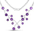 5.36 Carat Genuine Amethyst .925 Sterling Silver Necklace by Bids.com