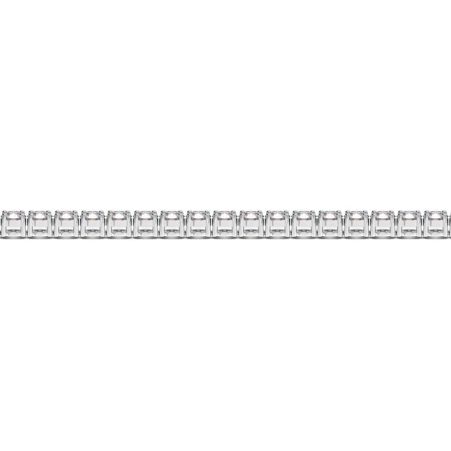 Lab Grown Round Diamond Tennis Bracelet in 14k White Gold (7 cctw F/G  VS2/SI1)  DestGlow