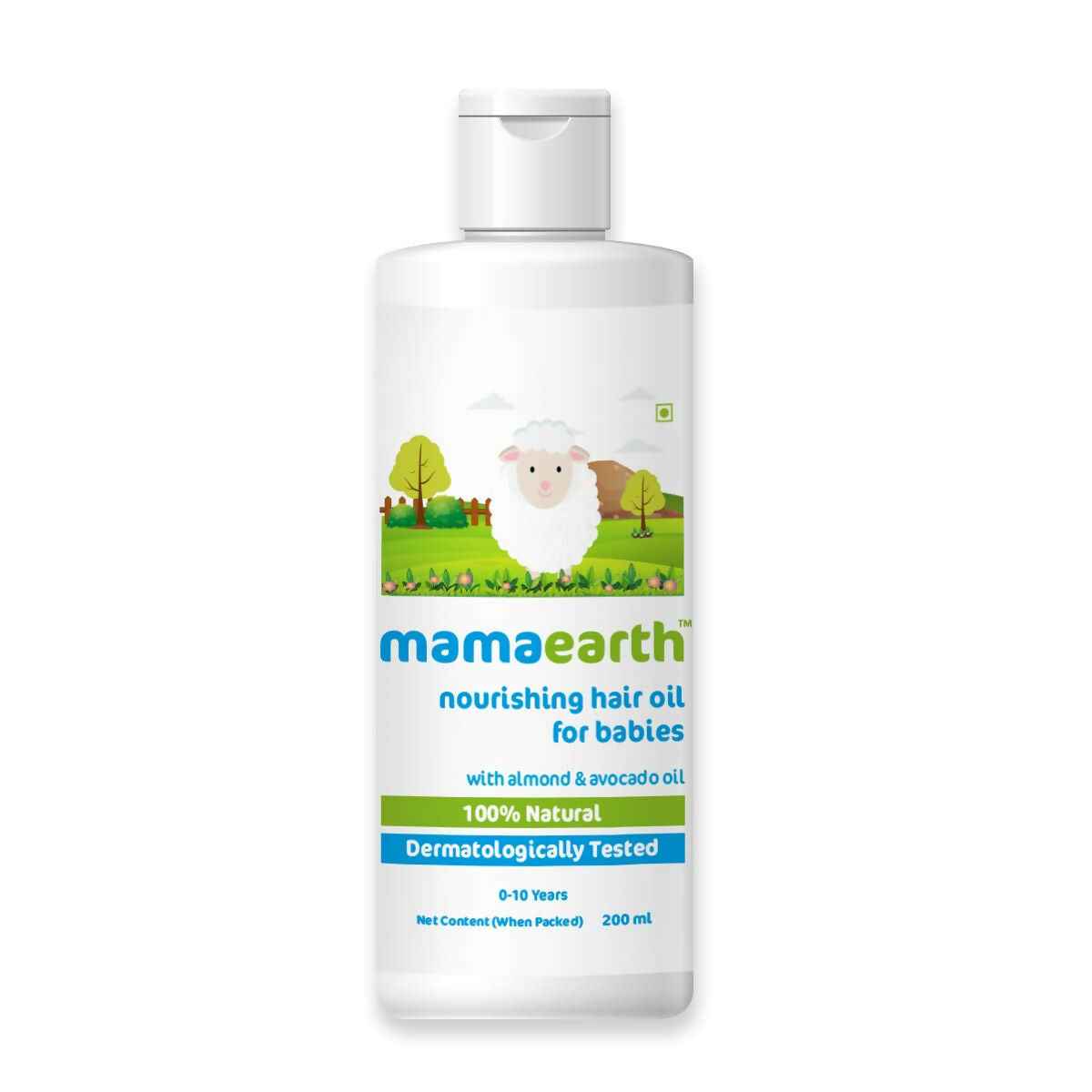 Mamaearth Daily Moisturizing Lotion &amp; Nourishing Baby Hair Oil, With Almond &amp; Avocado Oil