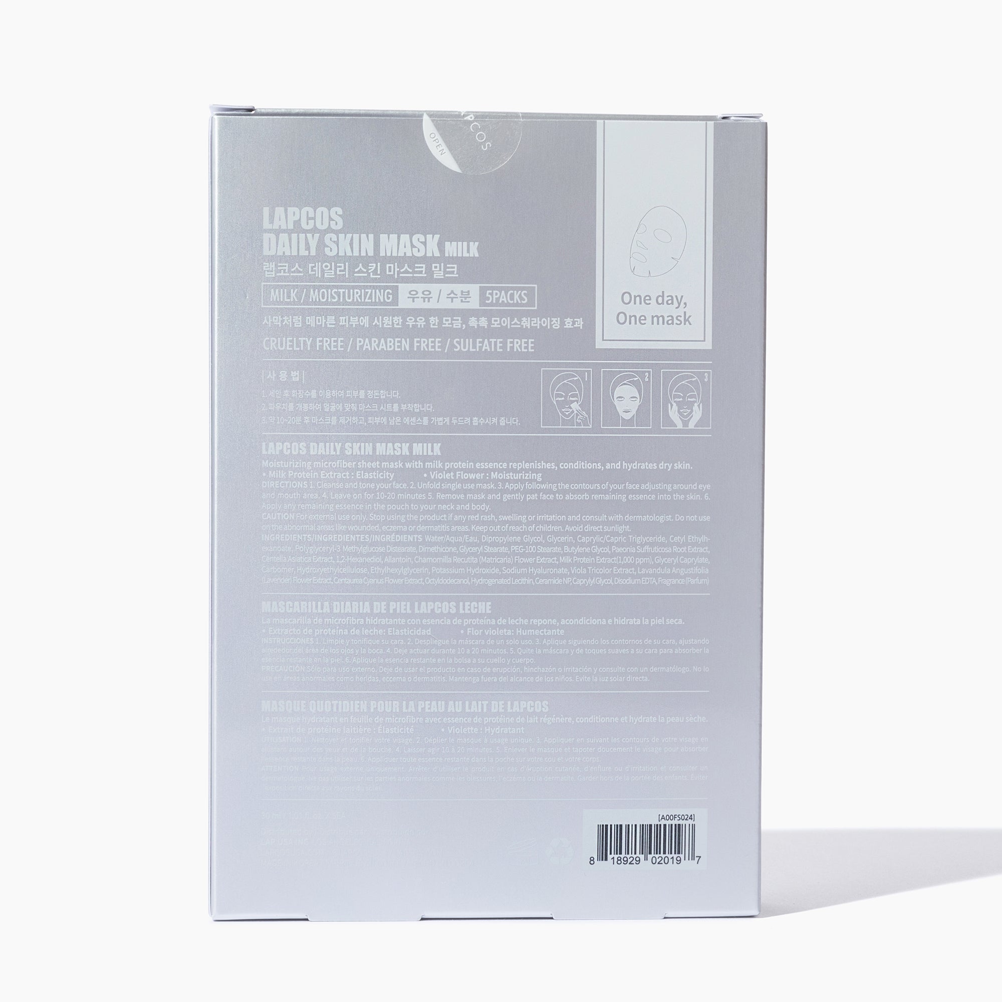 Daily Milk Mask - Hydrating Sheet Mask  DestGlow