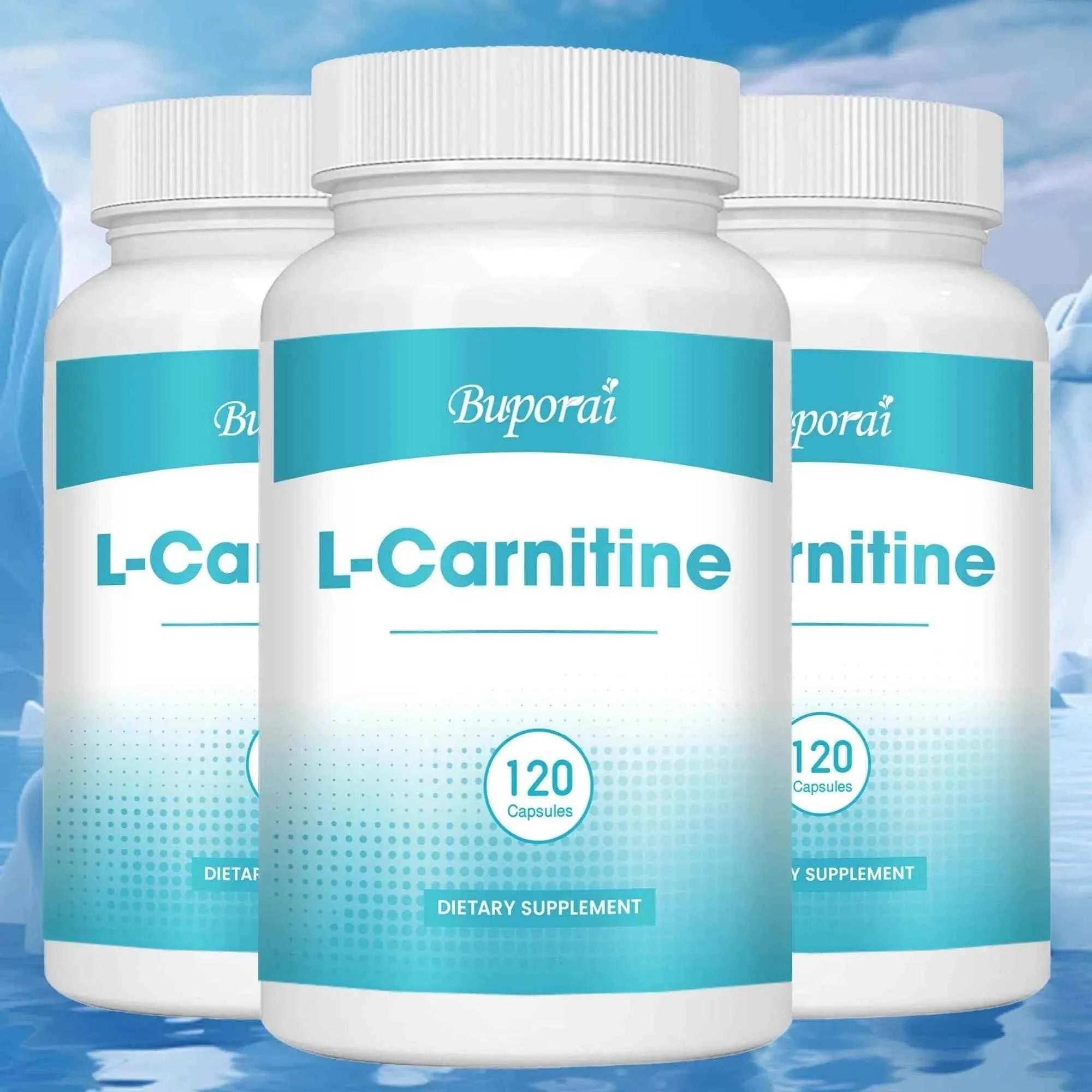 L-Carnitine Supplement - Promote Metabolism, Improves Memory, Burner Fat, Support Energy, Grow Muscles - 120 Capsules