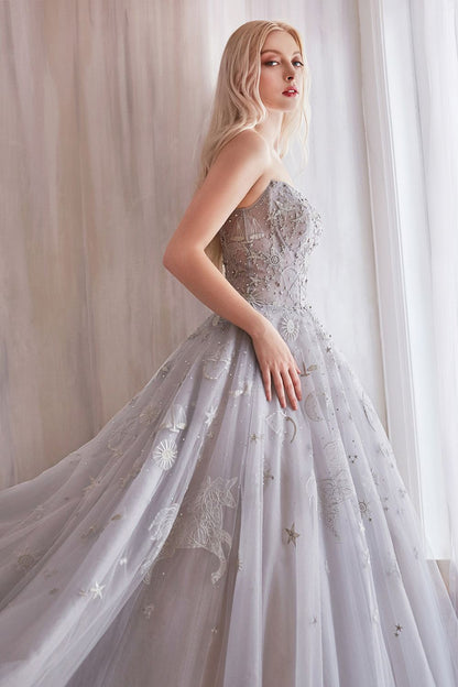 Andrea &amp; Leo A0890 Constellation Dream Strapless Long Dress