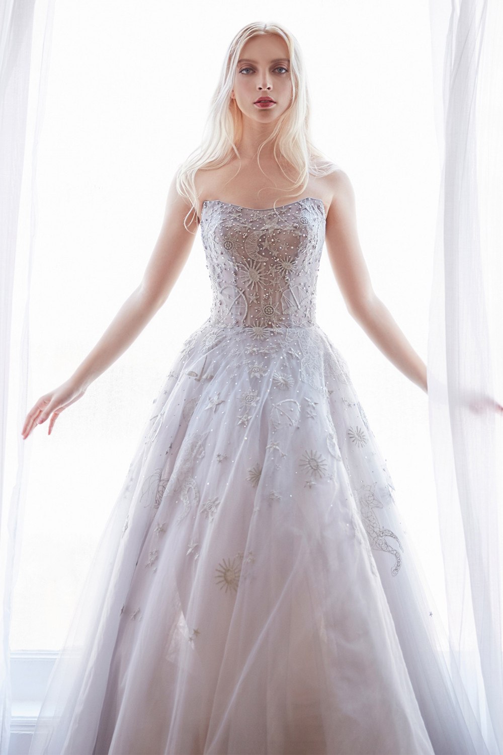 Andrea &amp; Leo A0890 Constellation Dream Strapless Long Dress