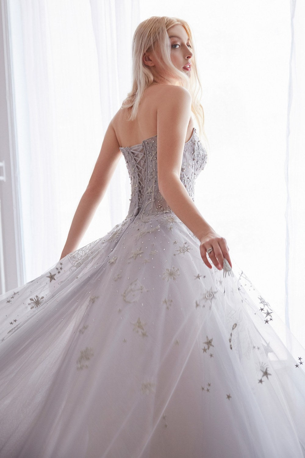Andrea &amp; Leo A0890 Constellation Dream Strapless Long Dress