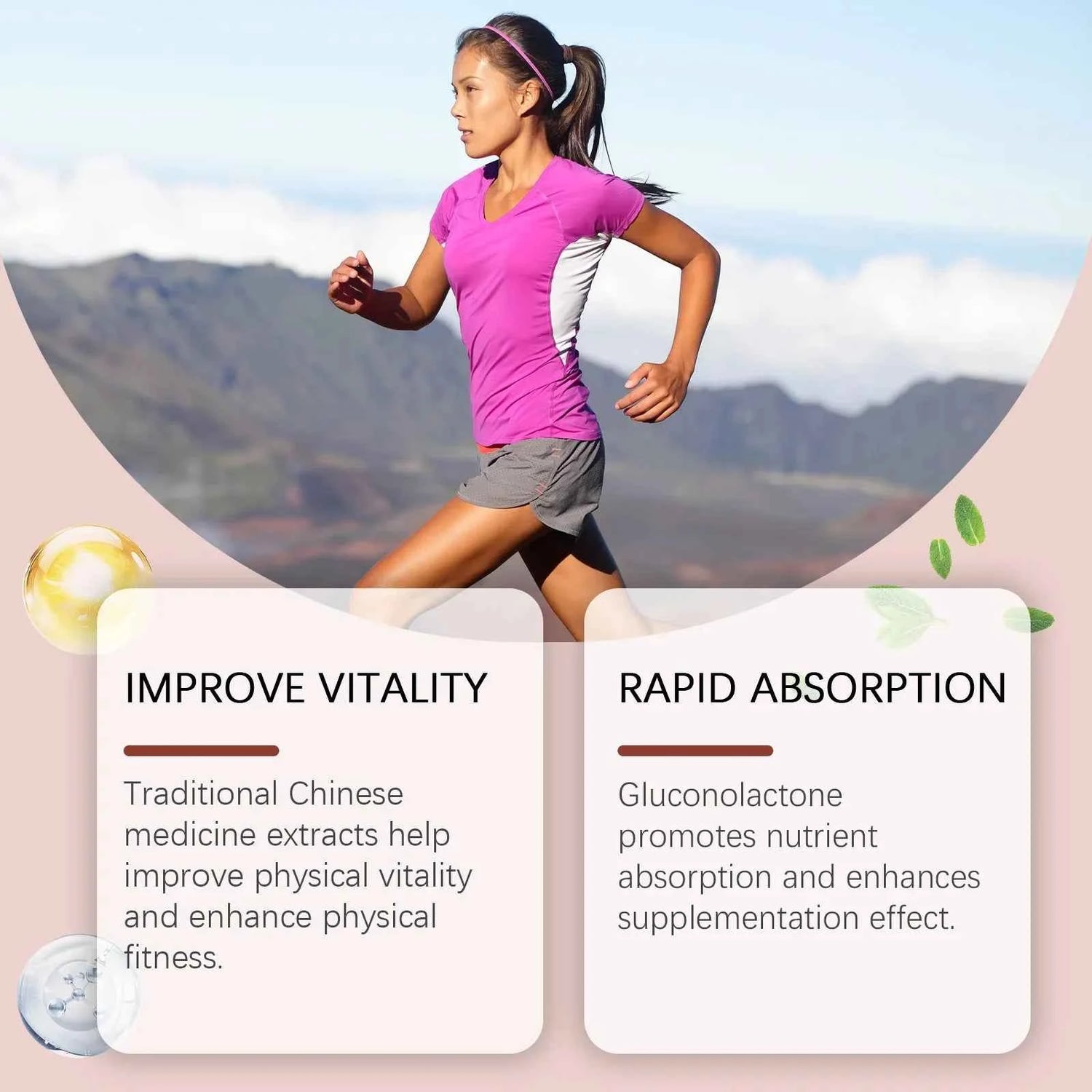 Googeer 59ml Ginseng Extract Drops Dietary Supplement Enhance Energy Immune Relieve Fatigue Herbal Health Entrance Drops