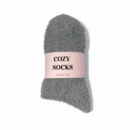 Cozy Cloud Socks - Grey - Warm &amp; Soft Women’s Gift