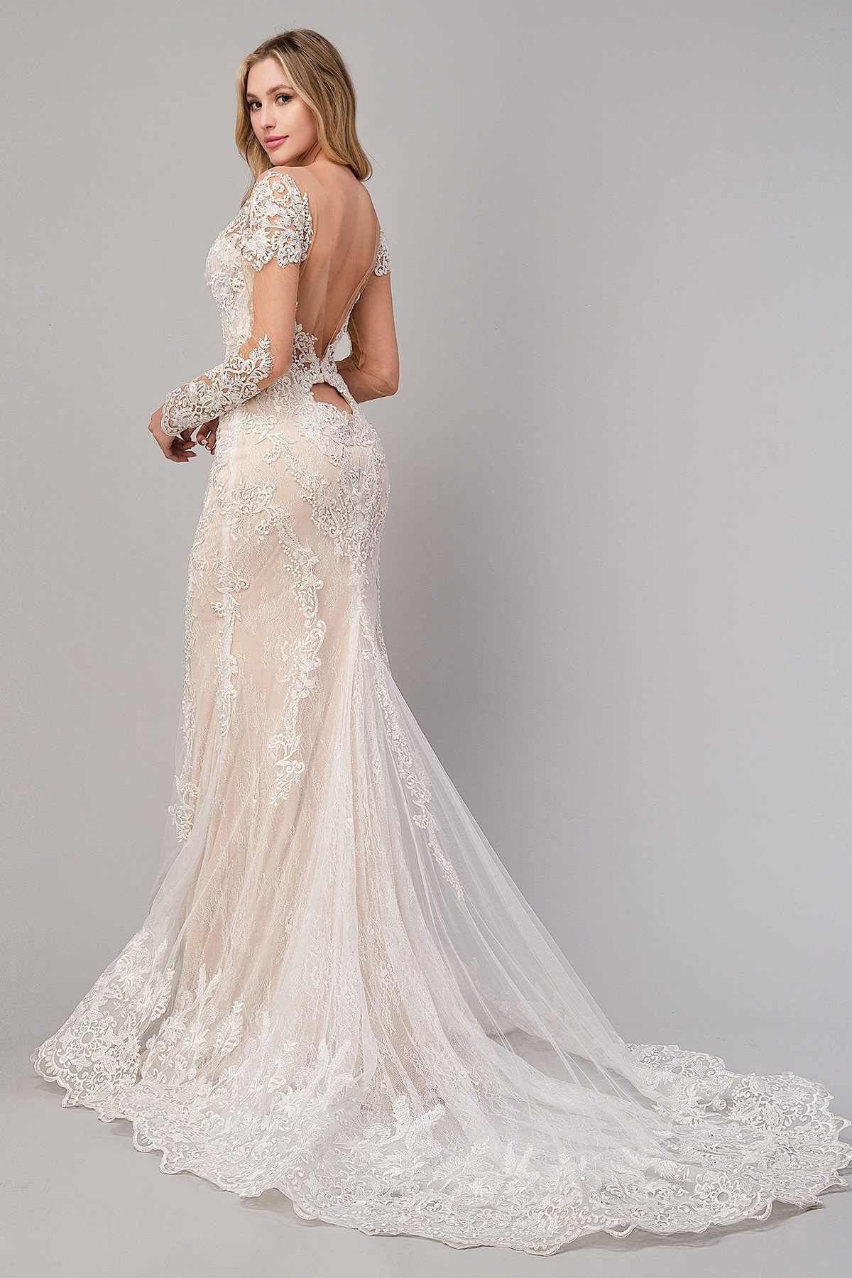 Andrea &amp; Leo A1022 Bohemian Lace Mermaid Gown
