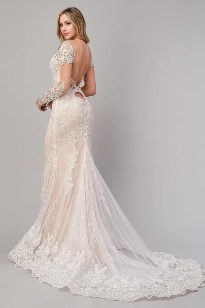 Andrea &amp; Leo A1022 Bohemian Lace Mermaid Gown
