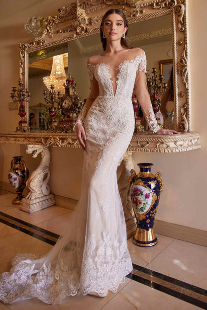 Andrea &amp; Leo A1022 Bohemian Lace Mermaid Gown
