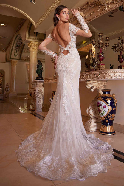 Andrea &amp; Leo A1022 Bohemian Lace Mermaid Gown