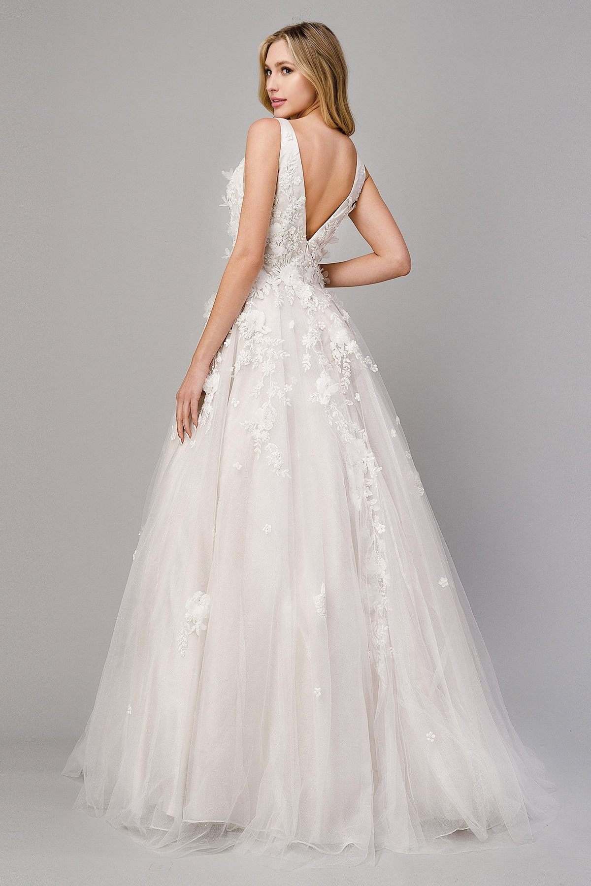 Andrea &amp; Leo A1028W Gardenia A-Line Wedding Gown