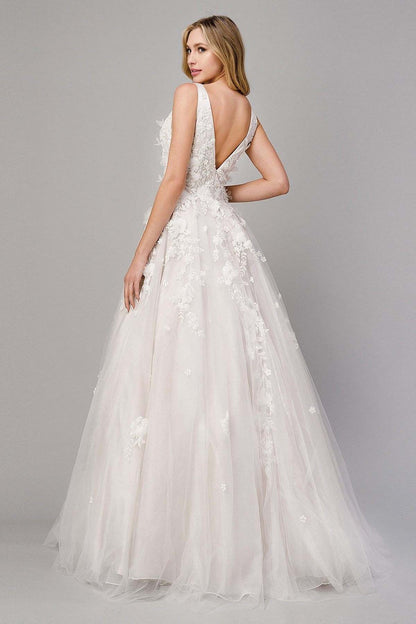 Andrea &amp; Leo A1028W Gardenia A-Line Wedding Gown