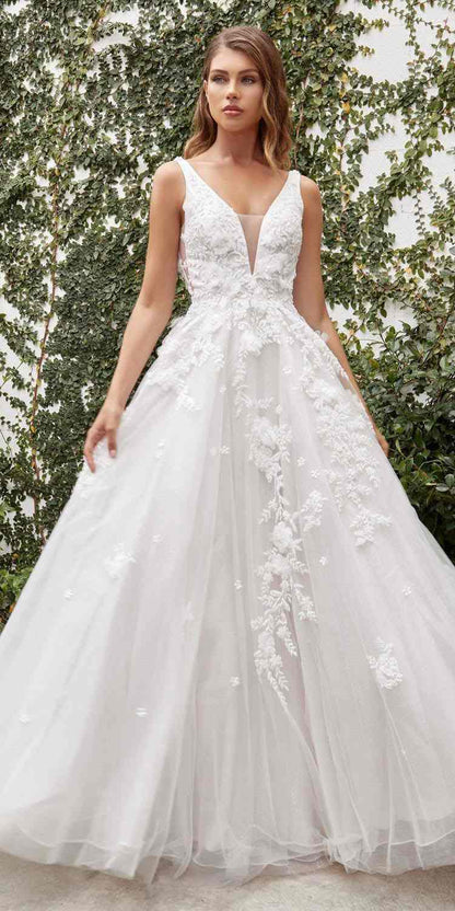 Andrea &amp; Leo A1028W Gardenia A-Line Wedding Gown