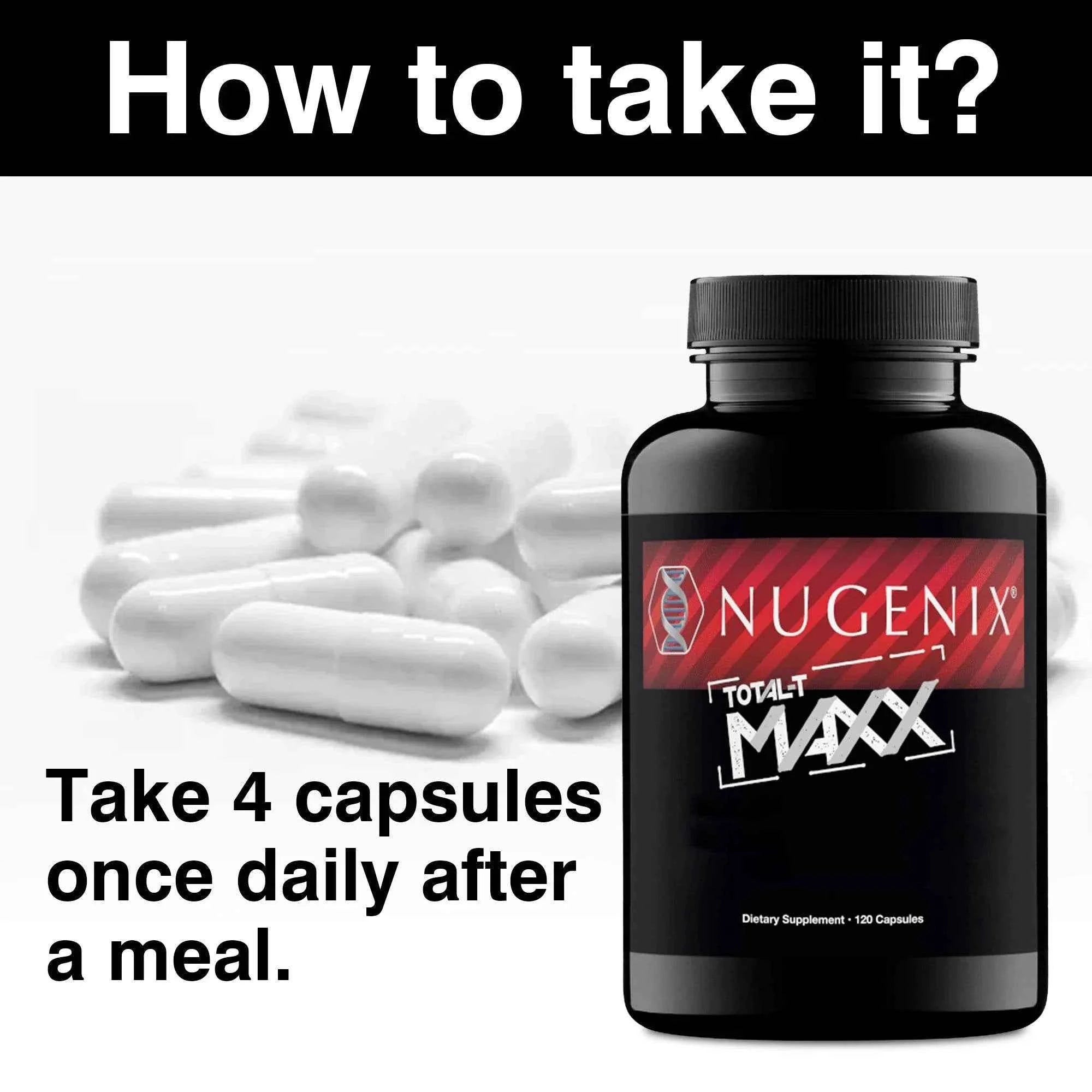 TOTAL-T MAXX - Ashwagandha, Muscle Health, Maximum Total Testosteron Boosting Formula - 120 Capsules