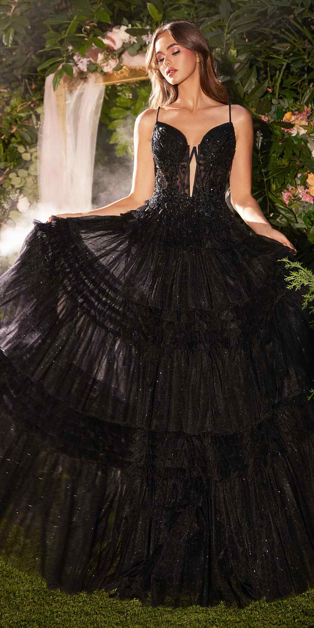 Andrea &amp; Leo A1247 Floor Length Princess Layered Tulle Ball Gown