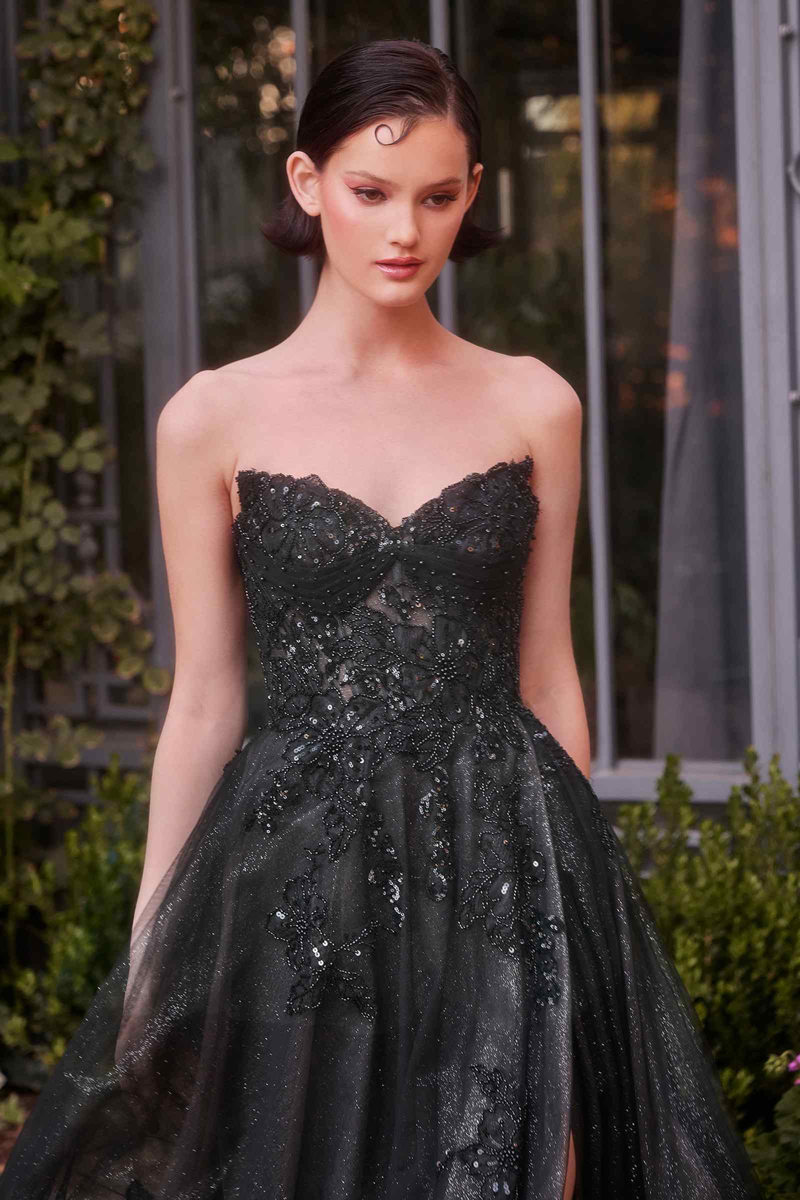 Andrea &amp; Leo A1378 Dress Strapless Layered Tulle Ball Gown