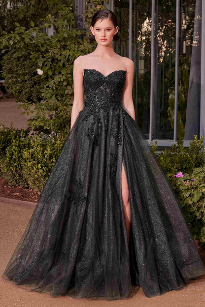 Andrea &amp; Leo A1378 Dress Strapless Layered Tulle Ball Gown