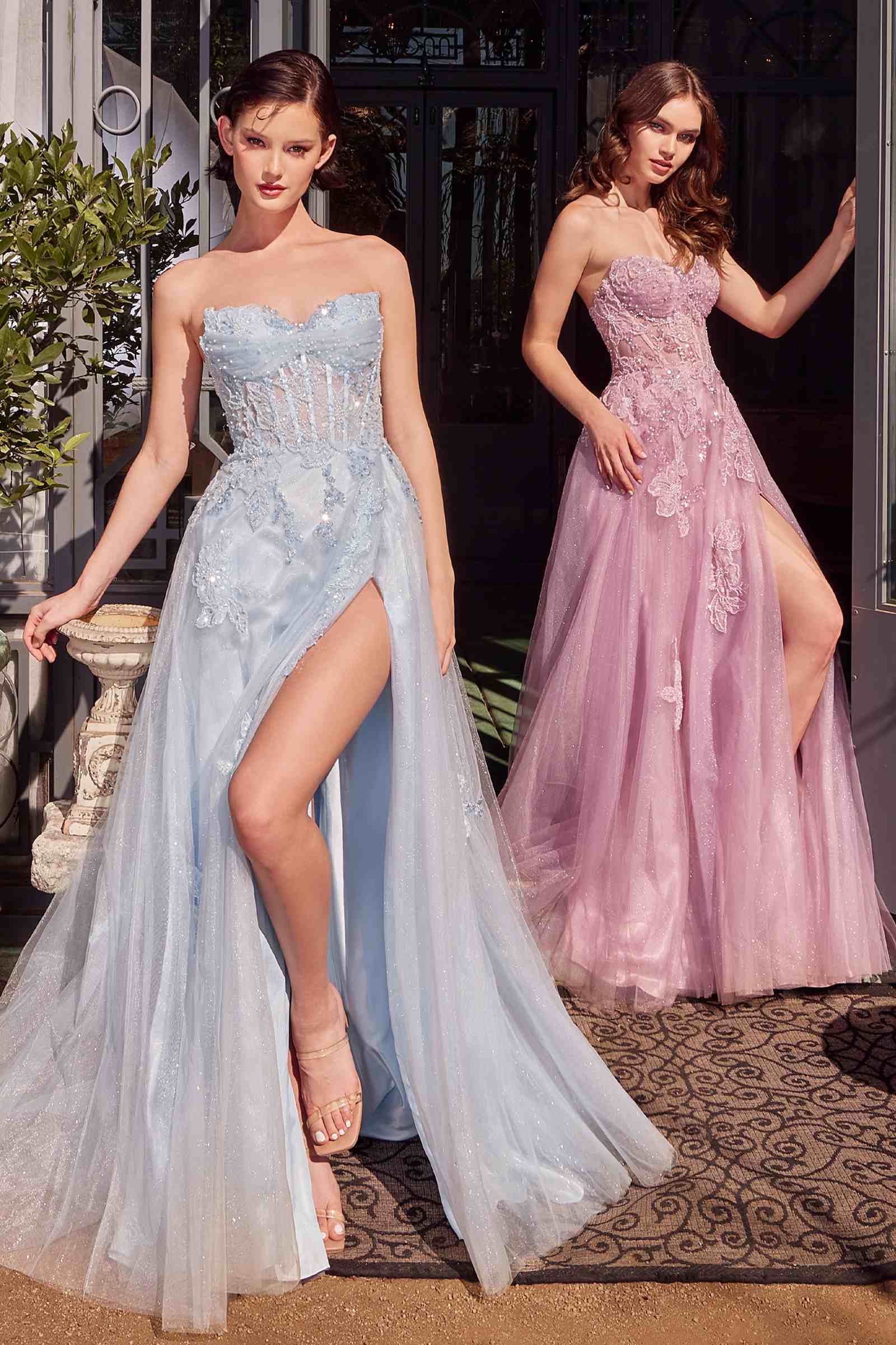 Andrea &amp; Leo A1378 Dress Strapless Layered Tulle Ball Gown