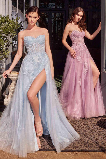 Andrea &amp; Leo A1378 Dress Strapless Layered Tulle Ball Gown