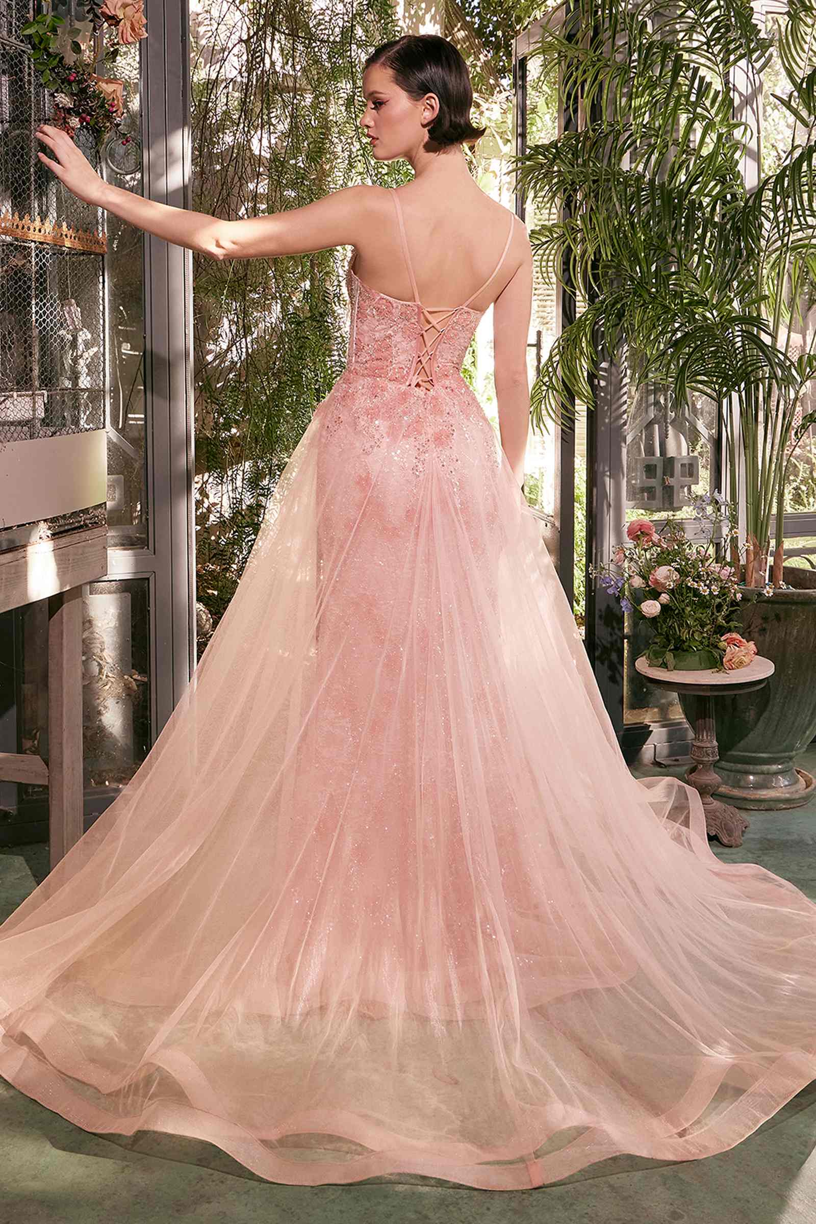 CLEARANCE - Andrea &amp; Leo A1382 Dress Tulle Daisy Overskirt Gown (Size 6) by DiscountDressShop