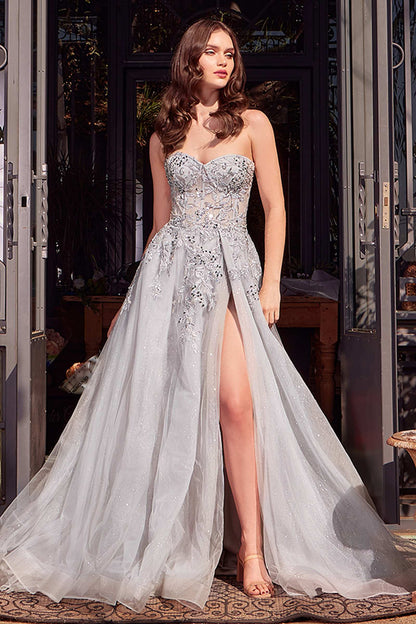 Andrea &amp; Leo A1415 Dress Strapless Corset Embellished Ball Gown
