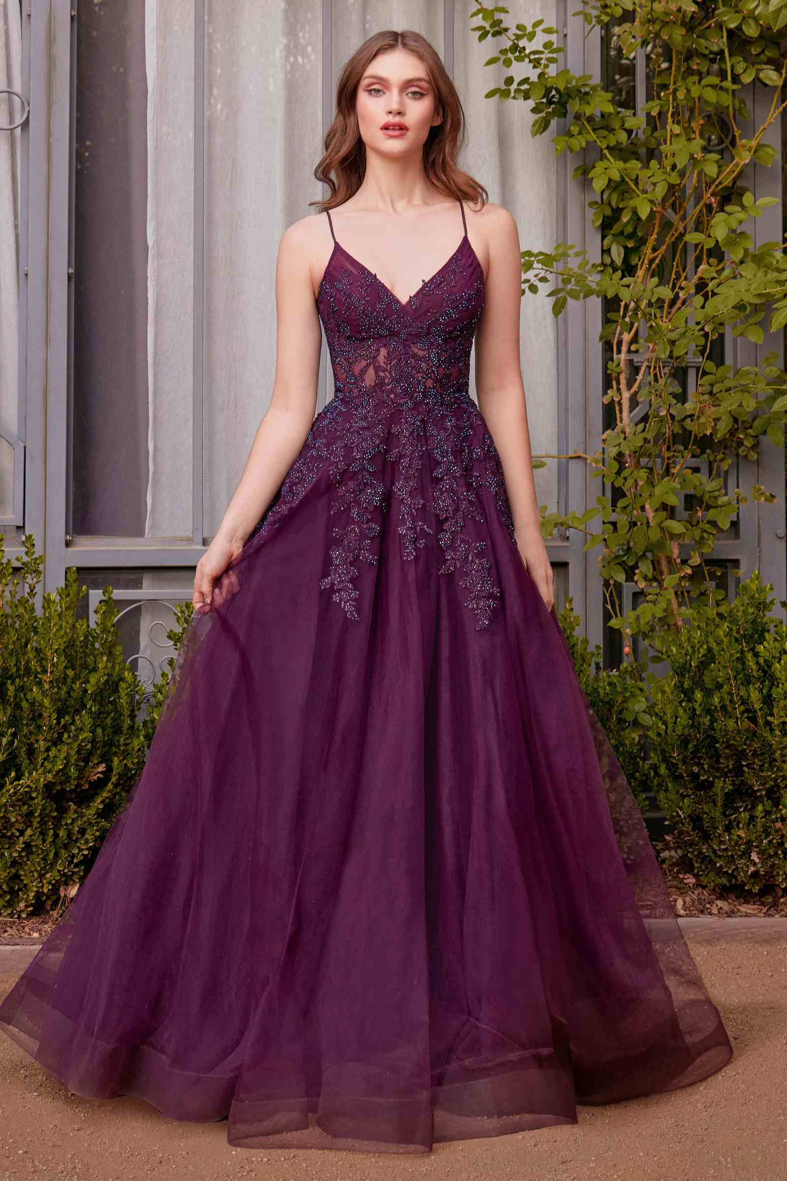 Andrea &amp; Leo A1416 Dress A-Line Lace &amp; Tulle Gown