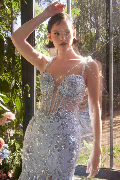 Andrea &amp; Leo A1429 Dress Sequin Lace Applique Mermaid Gown