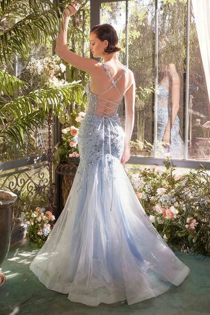 Andrea &amp; Leo A1429 Dress Sequin Lace Applique Mermaid Gown