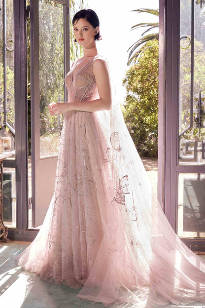Andrea &amp; Leo A1459 Dress Sun Moon And The Stars Embroidery Gown
