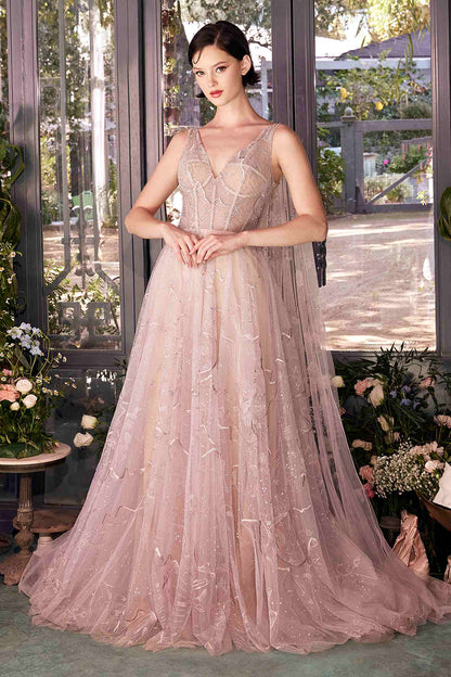 Andrea &amp; Leo A1459 Dress Sun Moon And The Stars Embroidery Gown